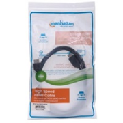 MANHATTAN kábel High Speed HDMI 4K, 3D, samec na samca, tienený, čierny, 1,8 m