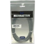 MANHATTAN USB kábel 2.0 Kábel A-B 5 m (strieborný)