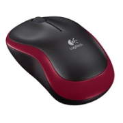 Bezdrôtová myš Logitech M185, červená