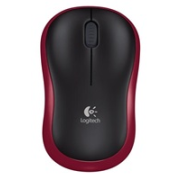 Bezdrôtová myš Logitech M185, červená
