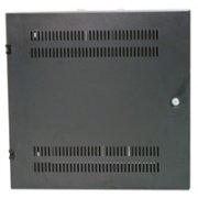 LEXI-Net 19" nástěnný vertikální rozvaděč SOHO 2U+4U, šířka 540mm, hloubka 170mm, perforované dveře,
