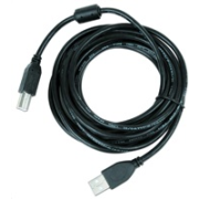 Kábel USB GEMBIRD 2.0 A-B kábel 4,5 m Premium (čierny, feritový, pozlátené kontakty)