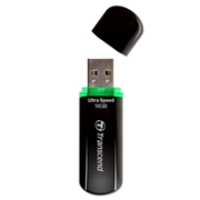 TRANSCEND Flash disk 16GB JetFlash®600, USB 2.0 (R:32/W:16 MB/s) čierna/zelená