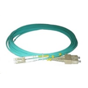 Duplexní patch kabel MM 50/125, OM3, LC-SC, LS0H, 2m