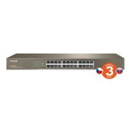 Tenda TEG1024G 24-portový gigabitový ethernetový prepínač, 10/100/1000 Mb/s, montáž do stojana