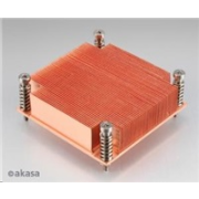 AKASA chladič CPU AK-CC7111 pre Intel LGA 775 a 1156, medené jadro, pasívny, pre 1U skrine