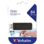 VERBATIM Flash disk 64 GB Store 'n' Go Slider, čierny