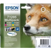Atrament EPSON Multipack "Fox" 4 farby T1285 DURABrite Ultra Ink