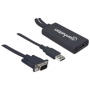 Prevodník MANHATTAN VGA na USB a HDMI