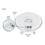 UBNT UniFi AP AC HD [vnútorný/vonkajší AP, 2.4GHz(800Mbps)+5GHz(1733Mbps), 4x4 MU-MIMO, 802.11a/b/g