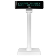 Virtuos VFD zákaznícky displej Virtuos FV-2030W 2x20 9mm, USB, biely