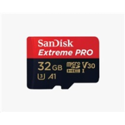 SanDisk Micro SDXC karta 32GB Extreme PRO (100MB/s, Class 10 UHS-I V30) + adaptér