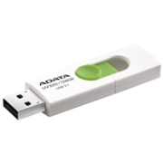 ADATA Flash disk 128 GB UV320, USB 3.1 Dash Drive, biela/zelená