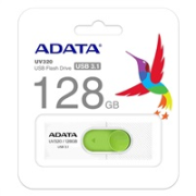 ADATA Flash disk 128 GB UV320, USB 3.1 Dash Drive, biela/zelená