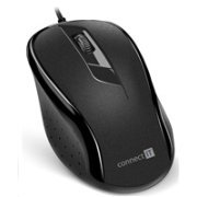 CONNECT IT Optická myš, USB, čierna