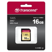 Karta TRANSCEND SDHC 16GB 500S, UHS-I U1 (R:95/W:60 MB/s)