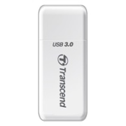Čítačka kariet TRANSCEND F5, USB 3.0, biela