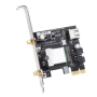 GIGABYTE GC-WB1733D-I, WiFi 802.11ac, Bluetooth 5, PCIe, Dual Band, 1734 Mb/s