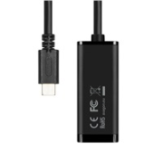 AXAGON ADE-SRC, USB-C 3.2 Gen 1 - Gigabit Ethernet sieťová karta, auto inštal, čierna