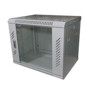 LEXI-Net 19" nástěnný rozvaděč 9U, šířka 600mm, hloubka 450mm, nosnost 60 kg, skleněné dveře,