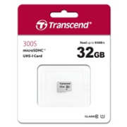 Karta TRANSCEND MicroSDHC 32GB 300S, UHS-I U1 + adaptér