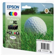 Atrament EPSON Multipack 4-farebný atrament "Golf" 34XL DURABrite Ultra