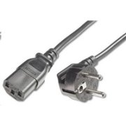 PREMIUMCORD Napájací kábel 230V/10A, zahnutá vidlica, 2 m