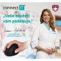 CONNECT IT FOR HEALTH LADIES ergonomická vertikálna myš, bezdrôtová