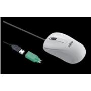 FUJITSU myš M530 USB - 1200dpi Laser Mouse Combo - redukce USB PS2, 3 button Wheel Mouse with Tilt