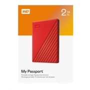 Prenosný 2TB disk WD My Passport Ext. 2.5" USB3.0 Červená