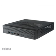 Skriňa AKASA Cypher MX3, tenké mini-ITX (Sub 2L Chassis s 2 x USB 2.0 a 2 x USB 3.0, možnosť montáže