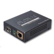 Planet GTP-805A konvertor 10/100/1000Base-T / miniGBIC SFP, PoE injektor IEEE 802.3at