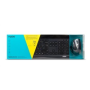 Súprava klávesnice a myši RAPOO 9900M multirežimová bezdrôtová ultratenká CZ/SK, čierna