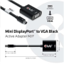 Aktívny adaptér Club3D Mini DisplayPort na VGA
