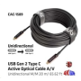 Kábel USB Club3D 3.2 Typ C Gen2, aktívny, (M/M), 20 m, optický, aktívny, jednosmerný
