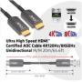Club3D Kabel prodlužovací Ultra Rychlý HDMI™ Certifikovaný AOC kabel 8K60Hz (M/M), 4K120Hz, 20m,