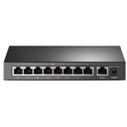 TP-Link CCTV switch TL-SF1009P (8x100Mb/s, 1x100Mb/s uplink, 8xPoE+, 65W, fanless)