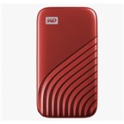 SanDisk WD My Passport SSD externý 2 TB , USB-C 3.2 , 1050/1000MB/s R/W PC a Mac , červená
