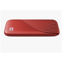 SanDisk WD My Passport SSD externý 2 TB , USB-C 3.2 , 1050/1000MB/s R/W PC a Mac , červená