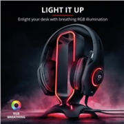 TRUST stojan na sluchátka GXT 265 Cintar RGB Headset Stand