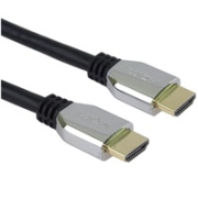 Kábel HDMI PREMIUMCORD 2.1 vysokorýchlostný + ethernetový kábel (krytky zo zinkovej zliatiny,