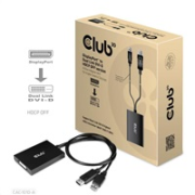 Club3D Adaptér aktivní DisplayPort na Dual Link DVI-D, USB napájení, 60cm, HDCP off, pro Apple