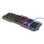 TRUST herní klávesnice GXT853 ESCA, membránová, USB, US