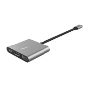 Adaptér TRUST DALYX, 3 v 1, USB-C
