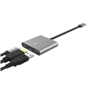 Adaptér TRUST DALYX, 3 v 1, USB-C