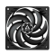 ARCTIC ventilátor P12 SLIM PWM PST 120mm, čierny
