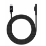 Manhattan nabíjací kábel, nabíjací kábel Surface Connect k USB-C (M/M), 15 V / 3 A, 1.8 m, čierna