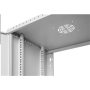 LEXI-Net 19" nástěnný rozvaděč Basic 9U, šířka 525mm, hloubka 450mm, plechové dveře, bez zad,