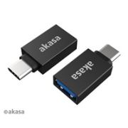 Adaptér AKASA USB3.1 Gen2 Type-A na Type-C (F/M), 2 ks v balení