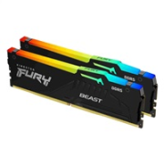 DIMM DDR5 16GB 4800MT/s CL38 (Kit of 2) KINGSTON FURY Beast RGB